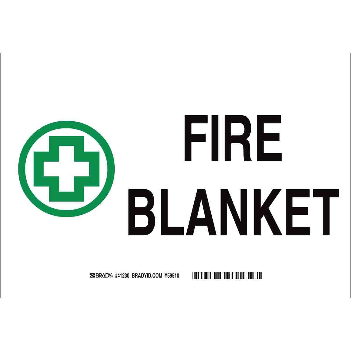 SIGN AID FIRST RECT 7IN 10IN B-401 PS