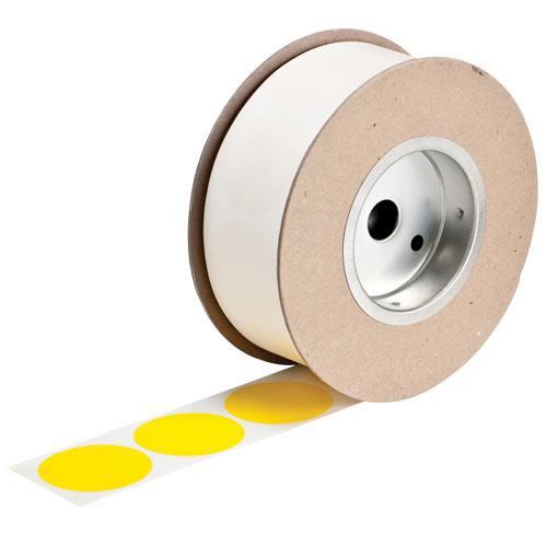 DOT AISLE MARKING 2IN 0.004IN YEL
