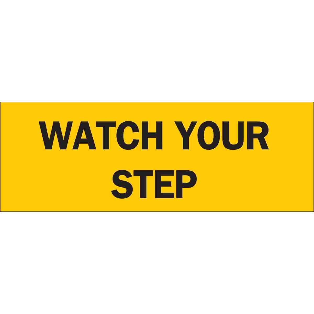 SIGN PROTECTION FALL NO HDR 3-1/2IN 10IN