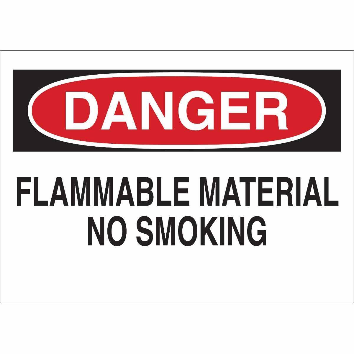 SIGN MATL HAZ AND CHEMICAL TEXT B-401 PS