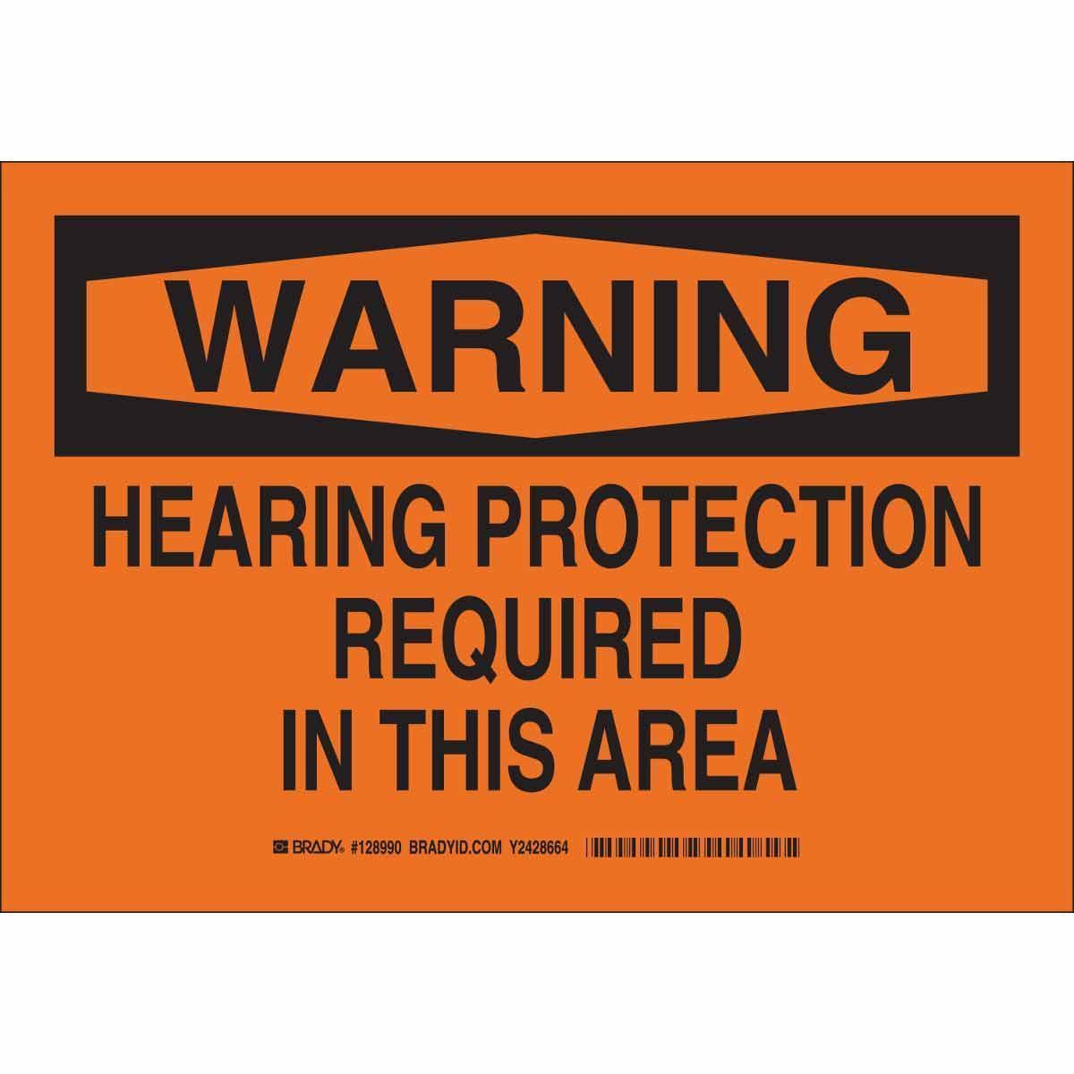 SIGN PROTECTION PERSONAL WRN 7IN 10IN
