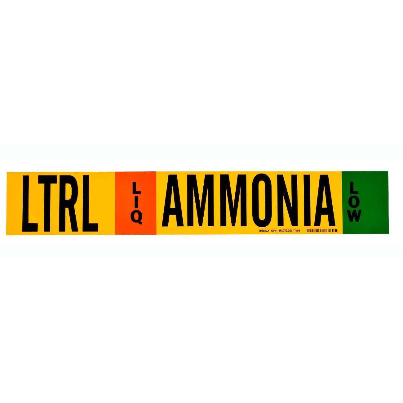 MARKER PIPE AMNA LTRL LIQ LOW 4IN 24IN 1