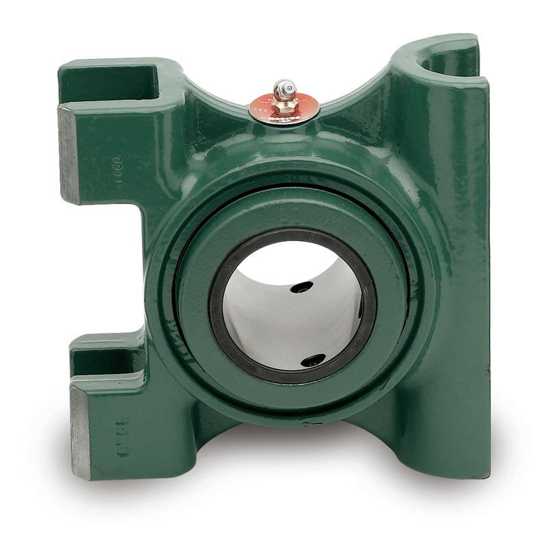 Dodge® 023159 215 Non-Expansion Type E-Xtra Triple Lip Top Angle Take-Up Tapered Roller Bearing, 2-15/16 in Dia Bore, 8-1/2 in L x 4-1/2 in W x 8.31 in H, 11120 lb Dynamic/61200 lb Static Load
