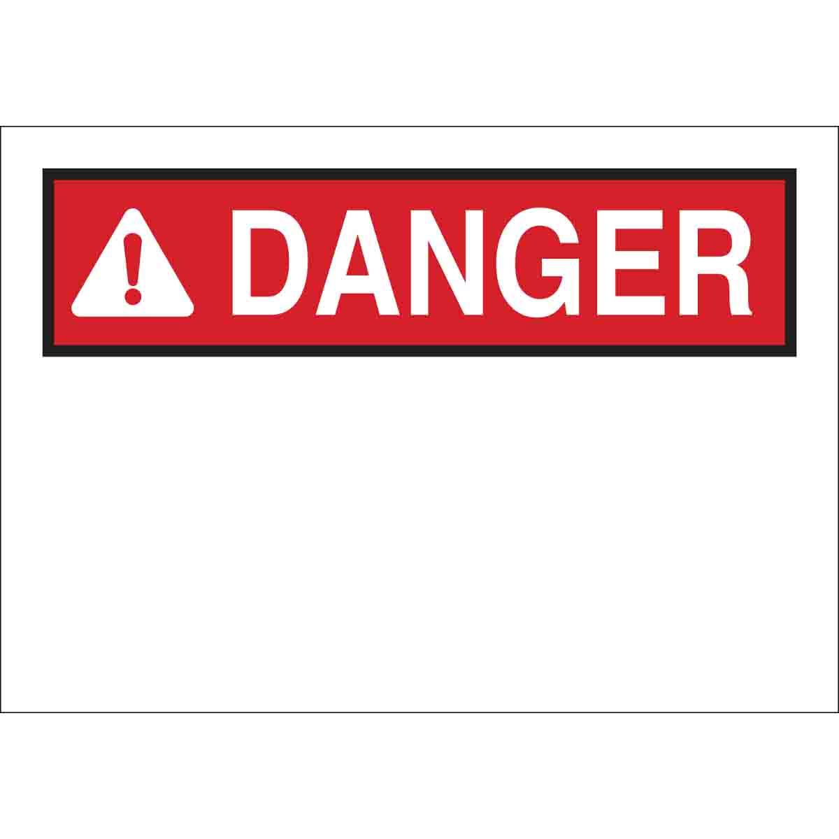 SIGN BLK NON-LAMINATED PRE-PTD HDR RECT