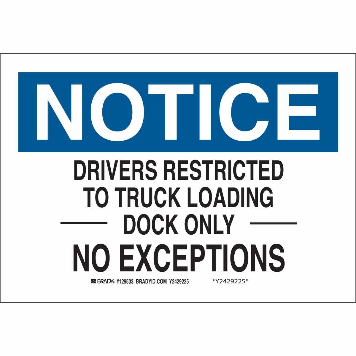 SIGN CTRL TRFC NOTICE TEXT B-555 AL SURF