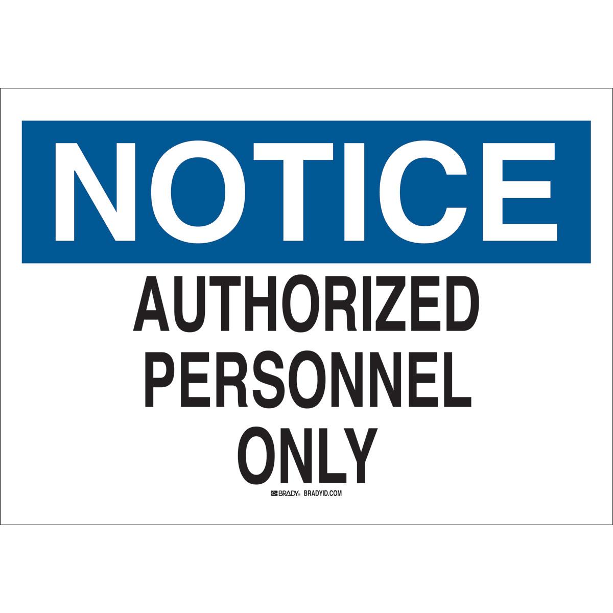 SIGN ADMITTANCE NOTICE 7IN 10IN TEXT