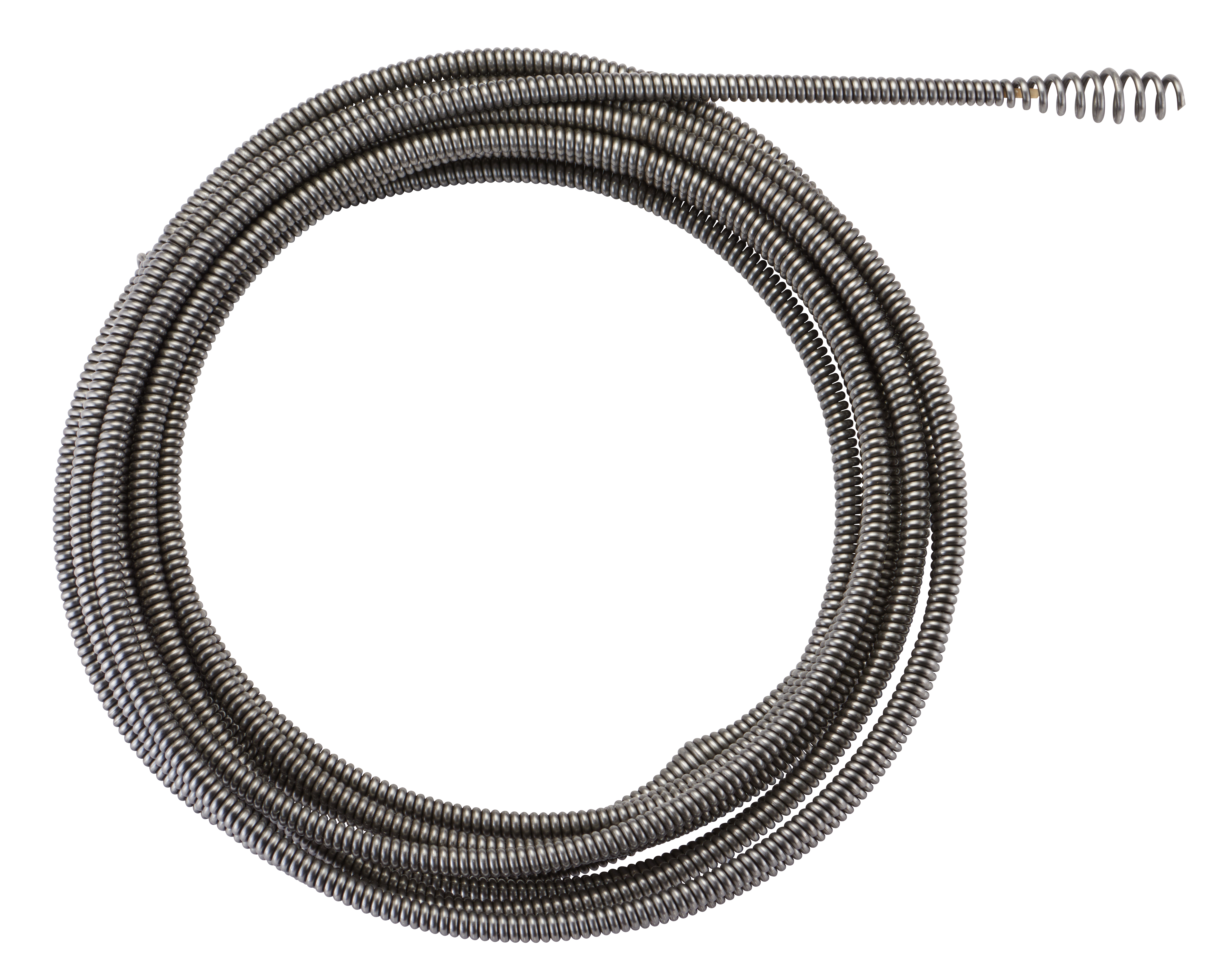 Milwaukee® 48-53-2573 Inner Core Bulb Head Drain Cleaning Cable, 1/4 in, Polymer Core/Steel Spring, For Use With M12™ Drain Snake and other Professional Drain Cleaning Machines, 1-1/4 to 2 in Drain Line