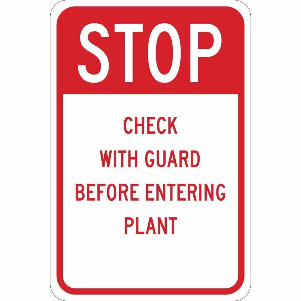 SIGN CTRL TRFC STOP TEXT B-401 PLSTC