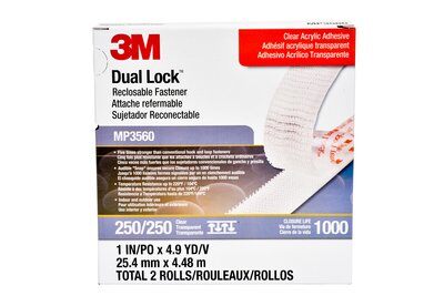 HOOK & LOOP TAPE 4.9YD 1IN 0.23IN