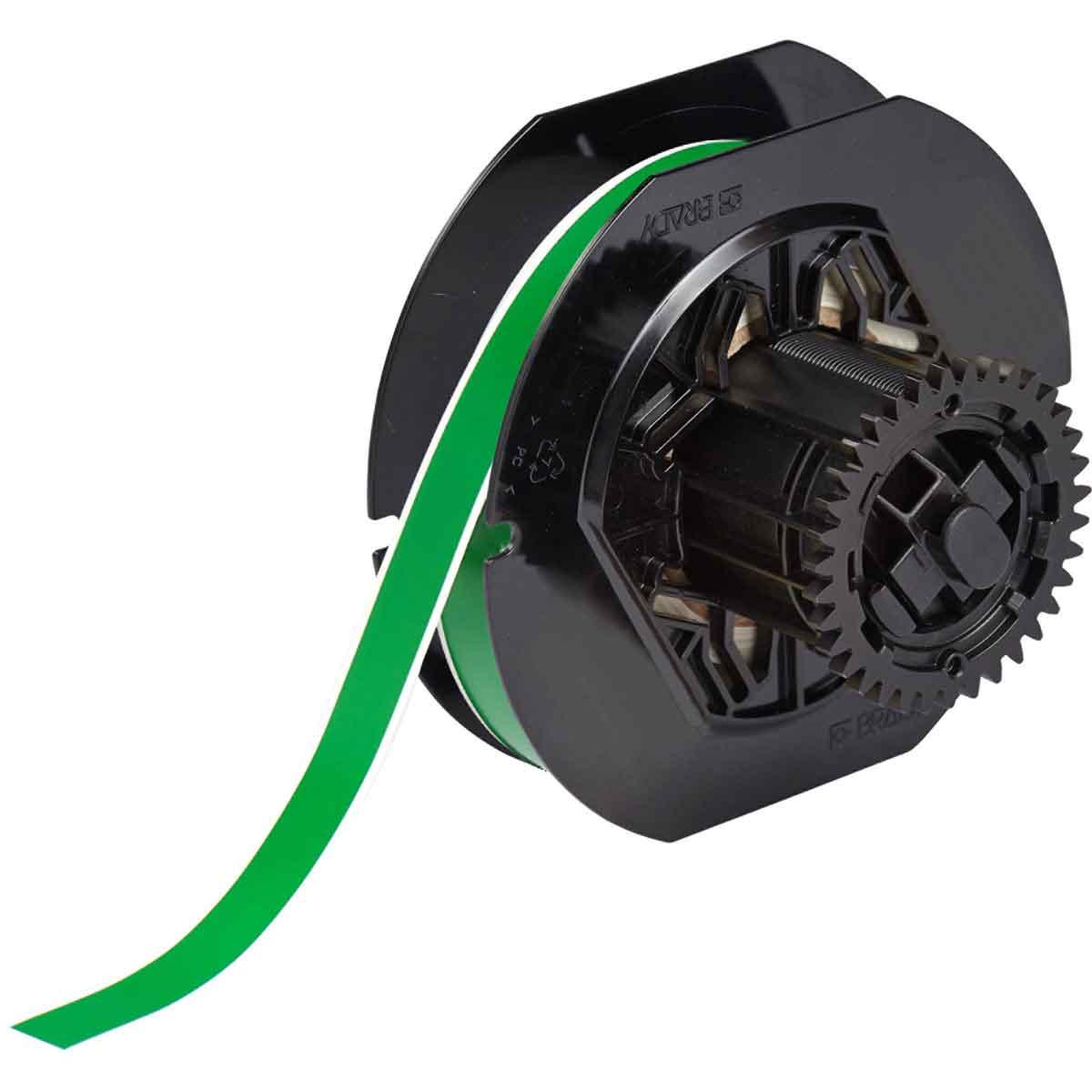 LABEL VINYL 1/2IN GRN B-595 VINYL ACRYL