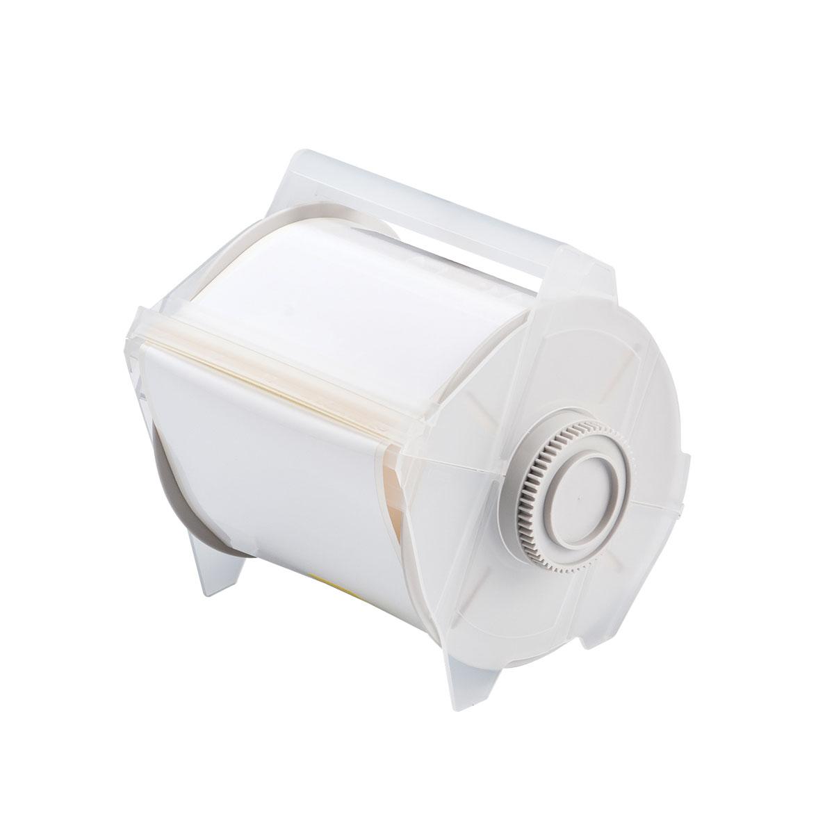 LABEL PTR 100FT 4IN WHT B-569 POLYEST
