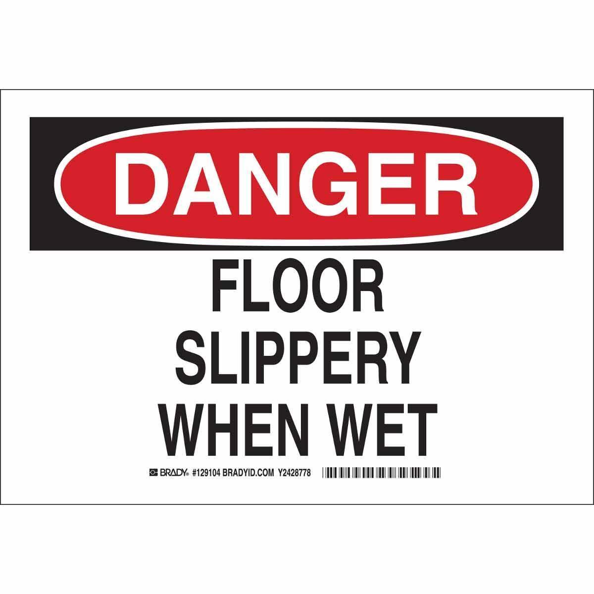 SIGN PROTECTION PERSONAL DANGER 10IN