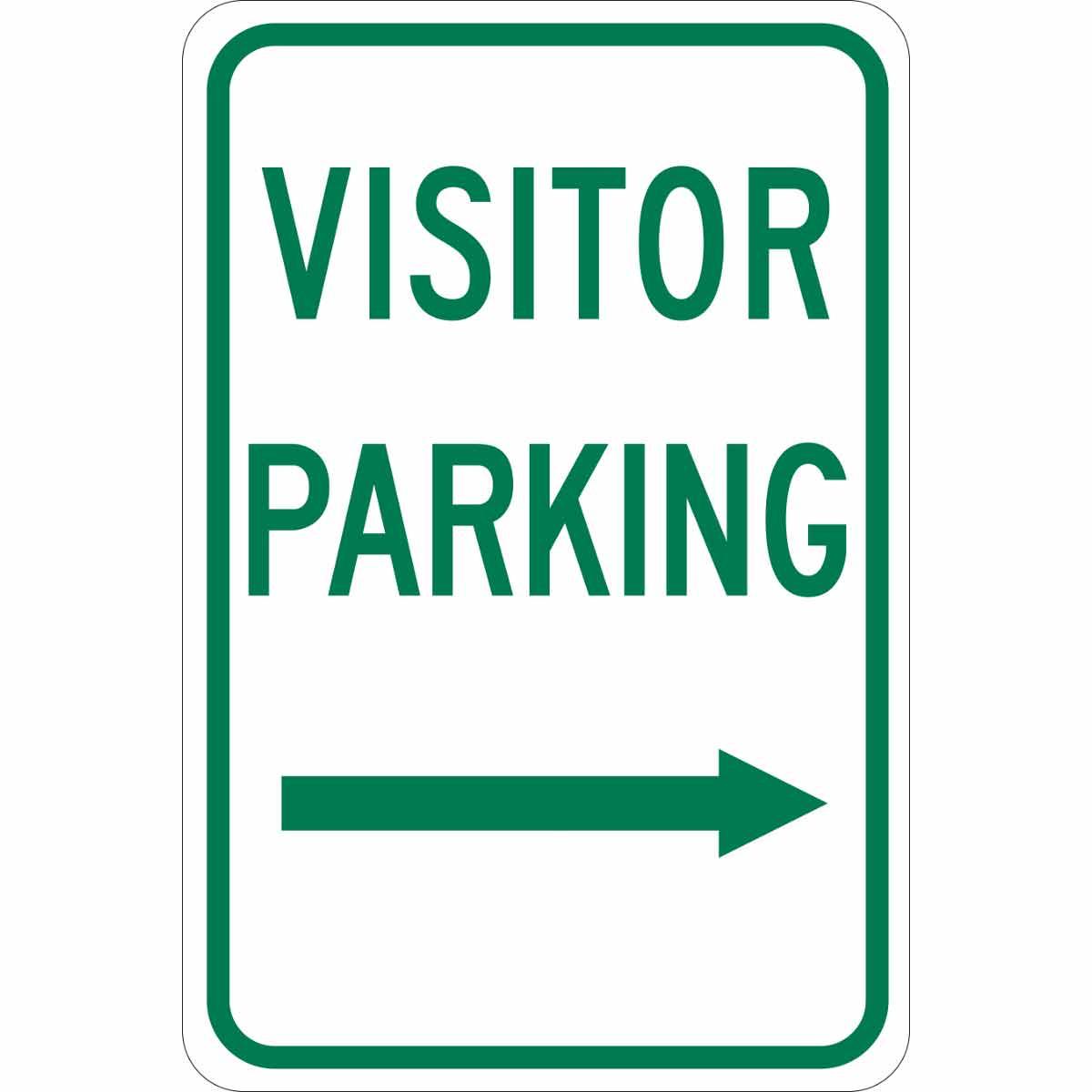 SIGN PRKG AND TRFC TEXT B-555 AL 18IN