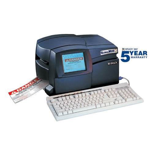 Brady® GlobalMark®2 76800 Desktop Label Printer, Thermal Transfer Print, 3.8 in W Tape