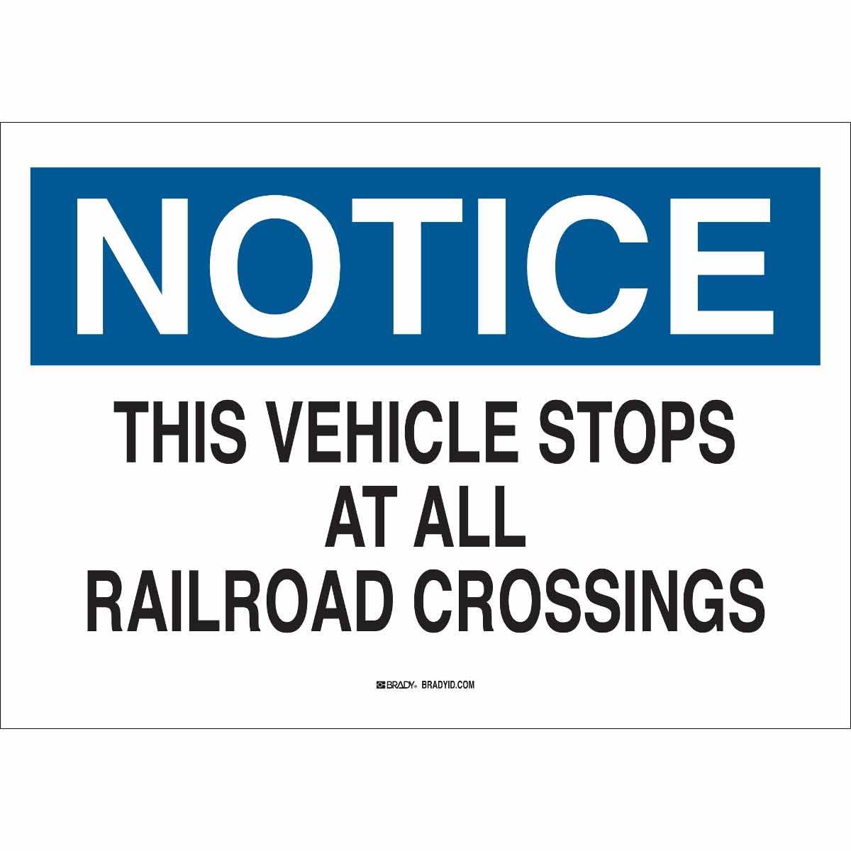 SIGN CTRL TRFC NOTICE TEXT B-401 PLSTC