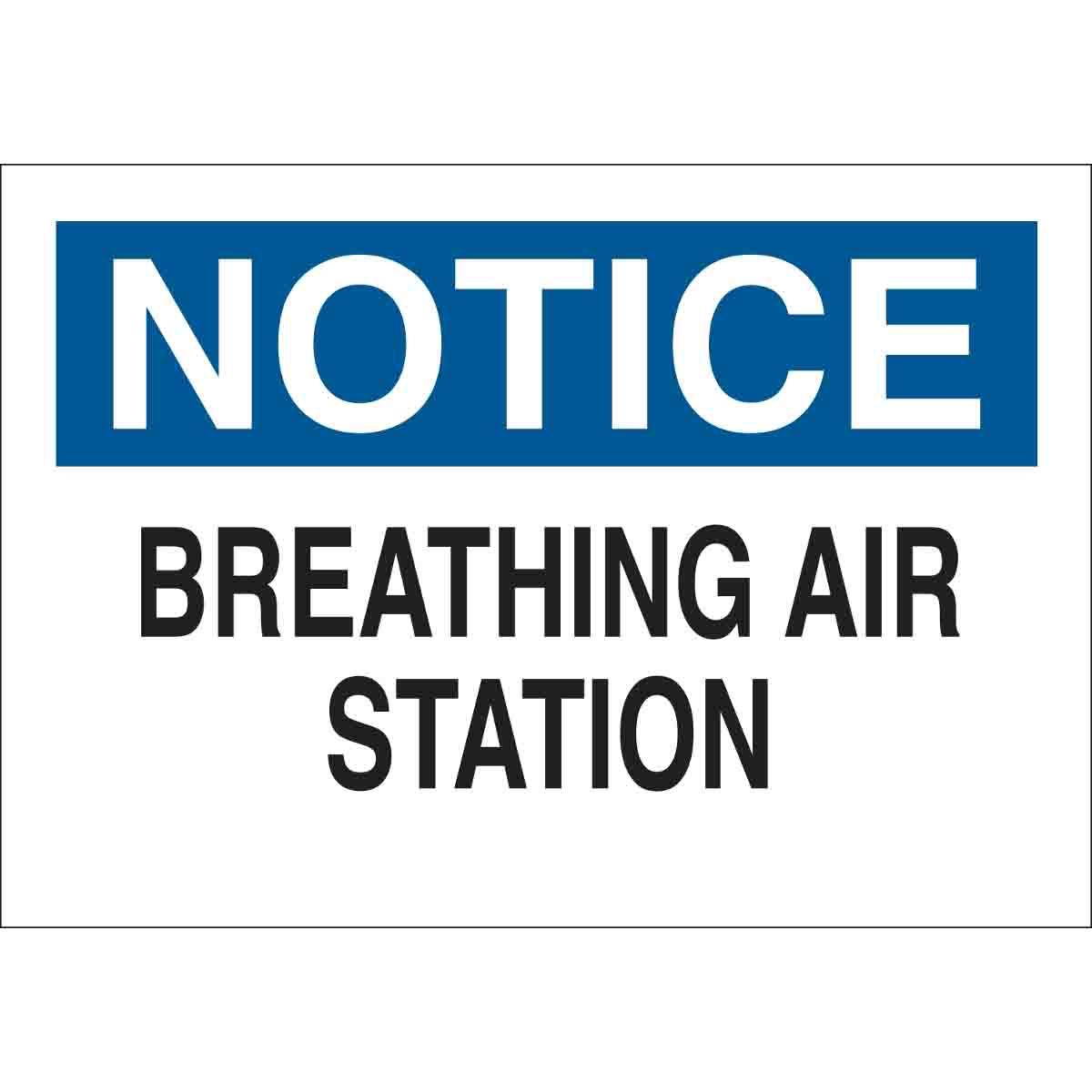 SIGN AID FIRST NOTICE 10IN 14IN B-555 AL