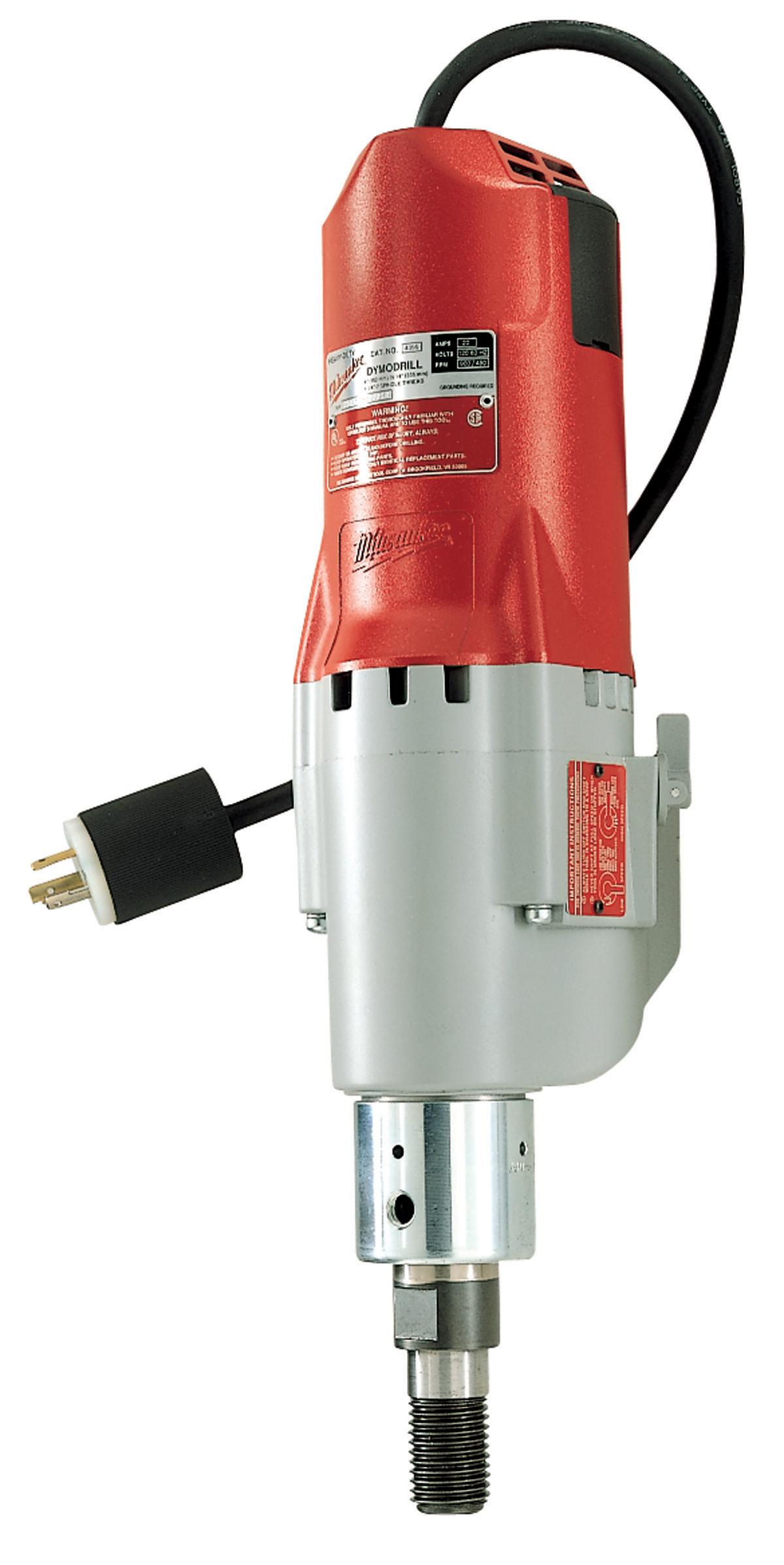 Milwaukee® 4005 Diamond Coring Motor With Clutch, 600 to 1200 rpm Speed, 4.8 hp, 120 VAC, Metal Housing, 20 A