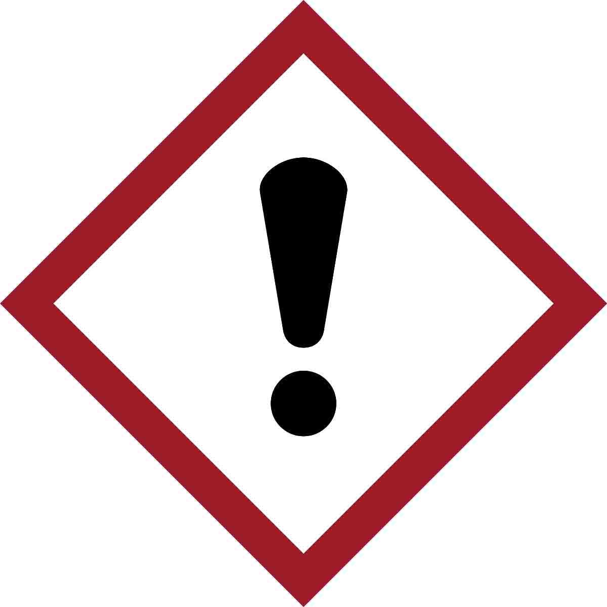 LABEL PICTOGRAM 4IN BK/R ON WHT