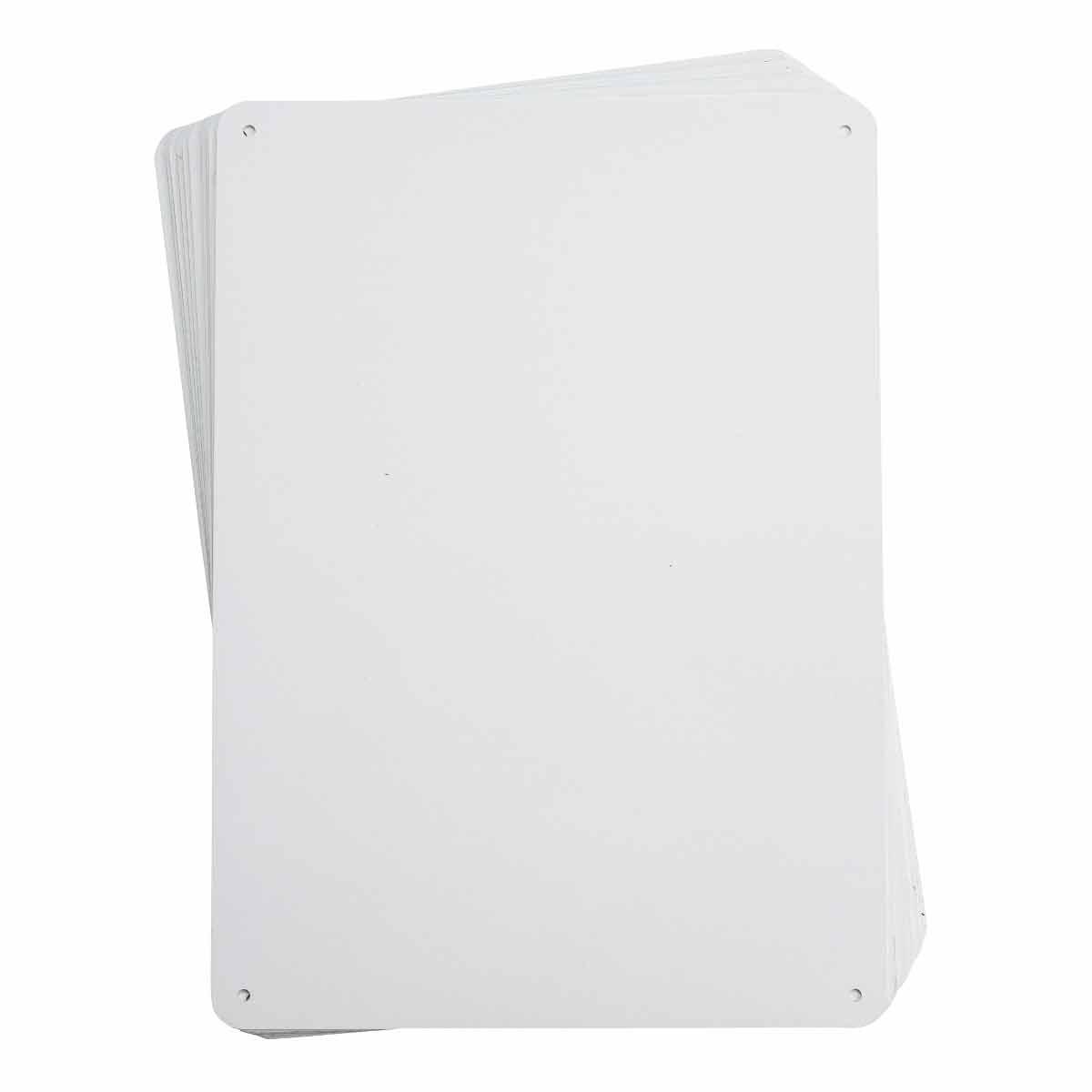 SIGN BLK 10-1/4IN 14-1/4IN B-555 AL WHT