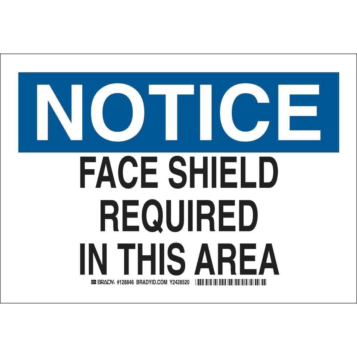 SIGN PROTECTION PERSONAL NOTICE 10IN