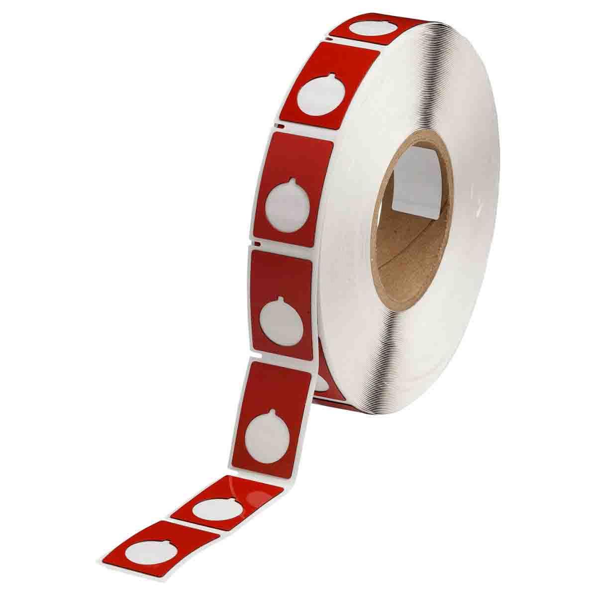 LABEL PUSHBUTTON PNL RSD 1.9IN 1.2IN R