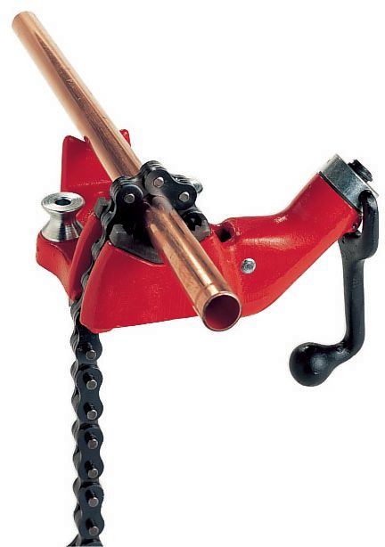 RIDGID® 40190 Top Screw Bench Chain Vise, 1/2 to 2-7/8 in Pipe