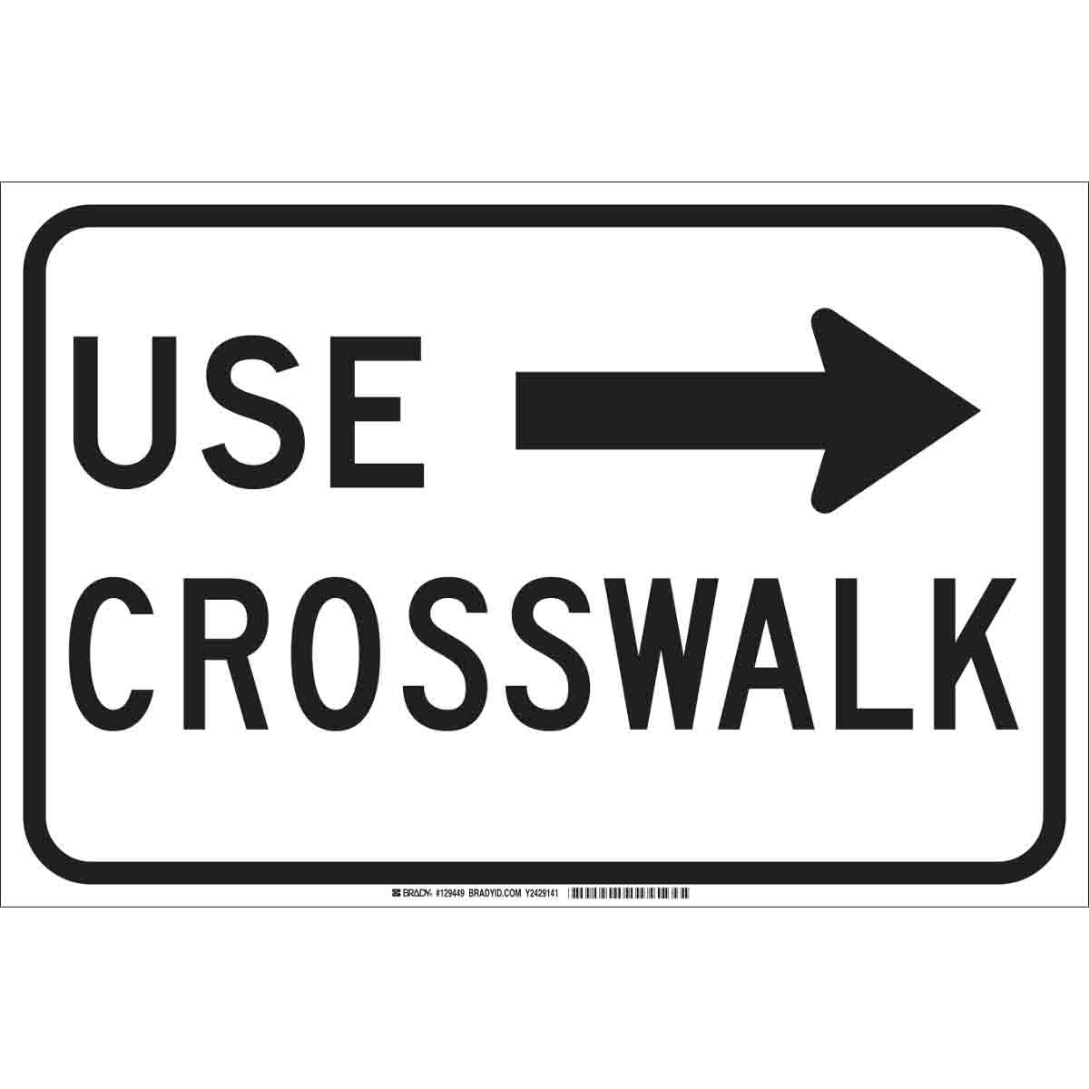 SIGN CTRL TRFC LAMINATED RECT SYM/TEXT