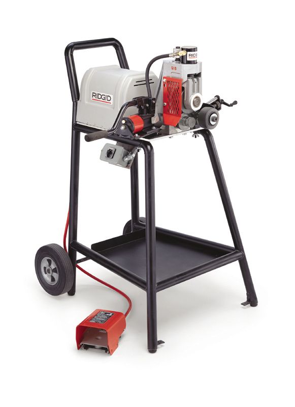 RIDGID® 64977 918-I Roll Grooving Machine Complete, 1 to 12 in Pipe Capacity, Copper/PVC/Steel/Stainless Steel Pipe