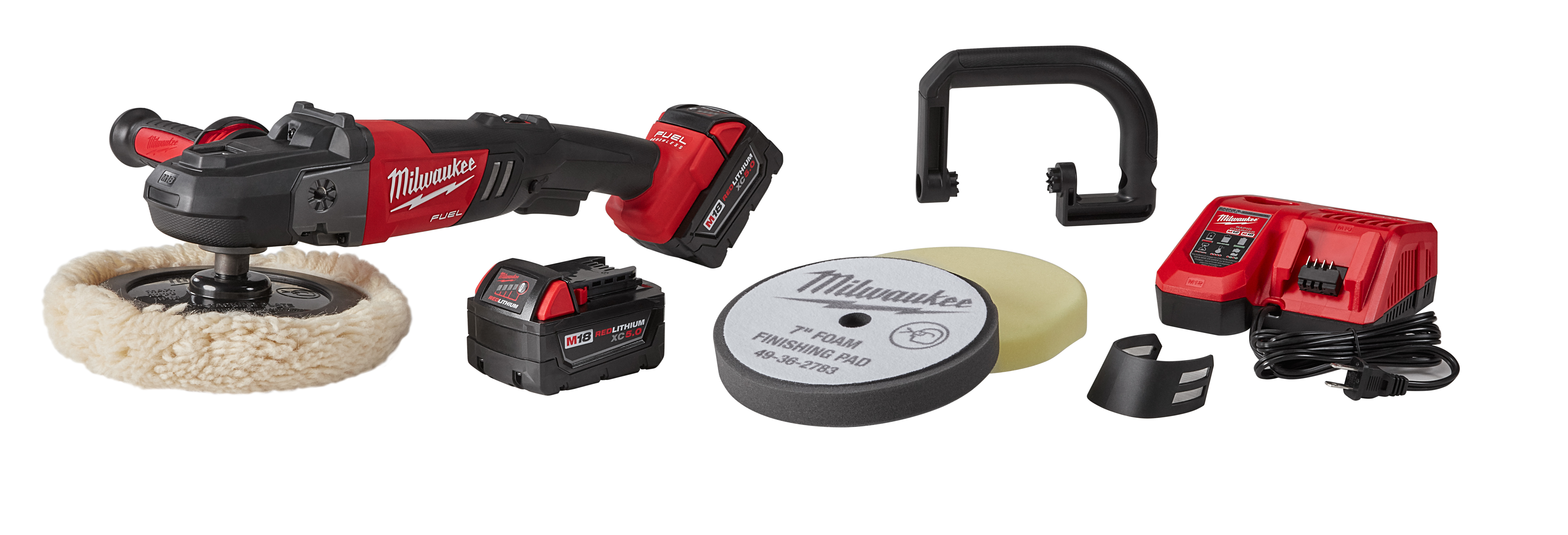 KIT CORDLESS POLISHER 7IN 18VDC KIT 5AH