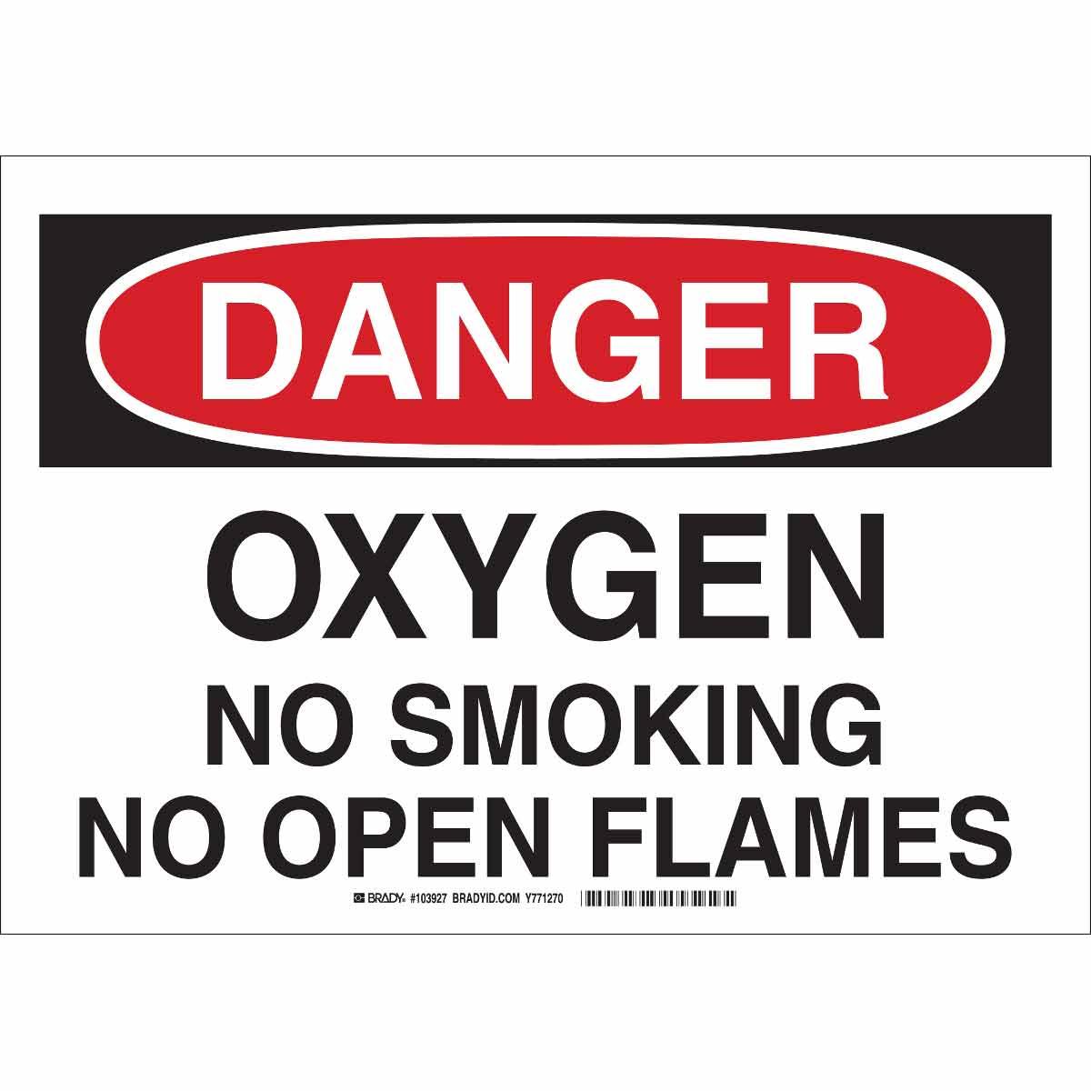 SIGN MATL HAZ AND CHEMICAL TEXT B-401 PS