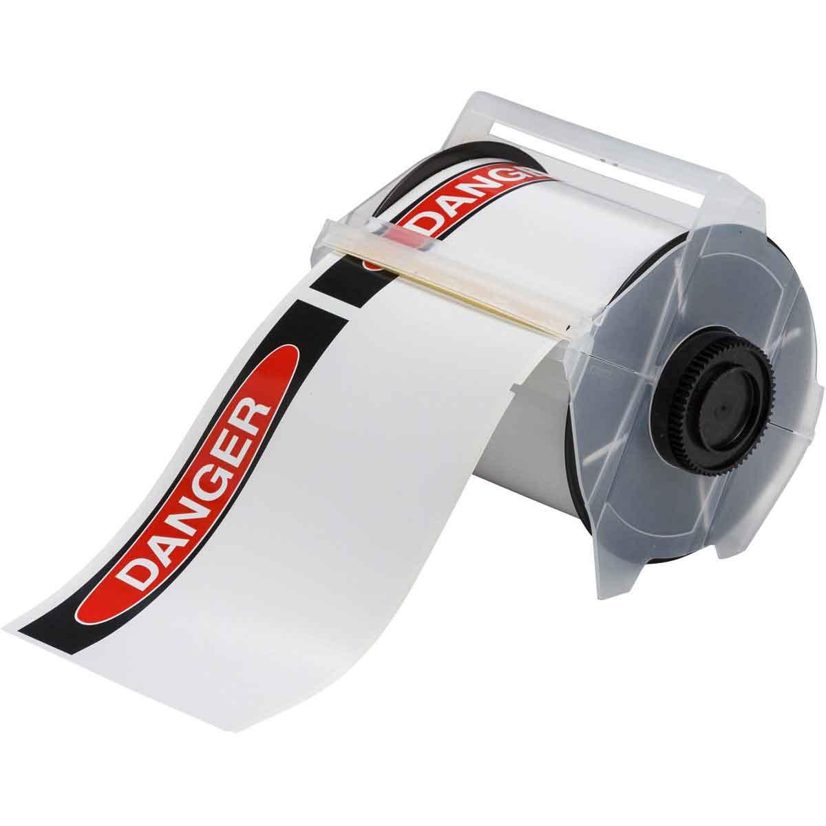 LABEL PTR 4IN 6-1/4IN OSHA DANGER RECT