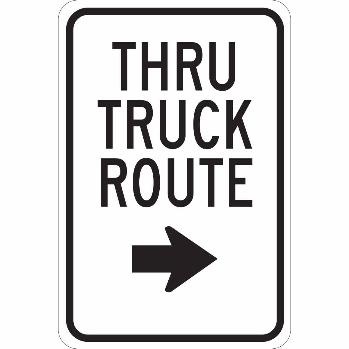 SIGN CTRL TRFC LAMINATED RECT SYM/TEXT