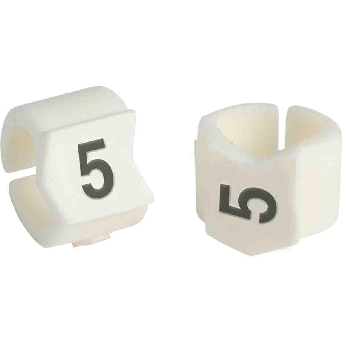 MARKER W 0.236 TO 0.299IN 5 BK ON WHT