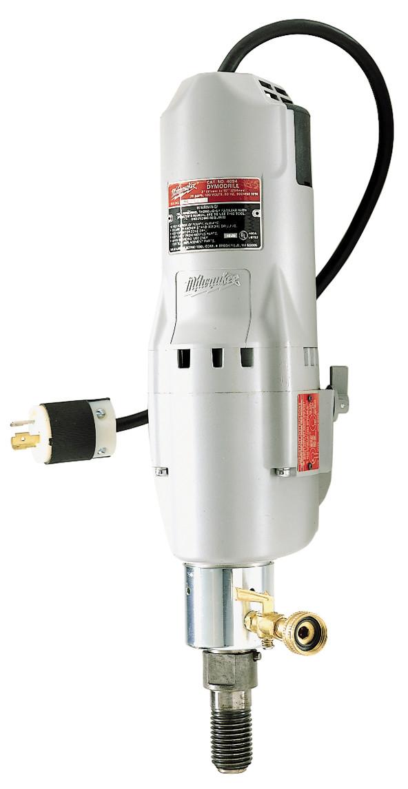 Milwaukee® 4094 Diamond Coring Motor, 450 to 900 rpm Speed, 4.8 hp, 120 VAC, Metal Housing, 20 A