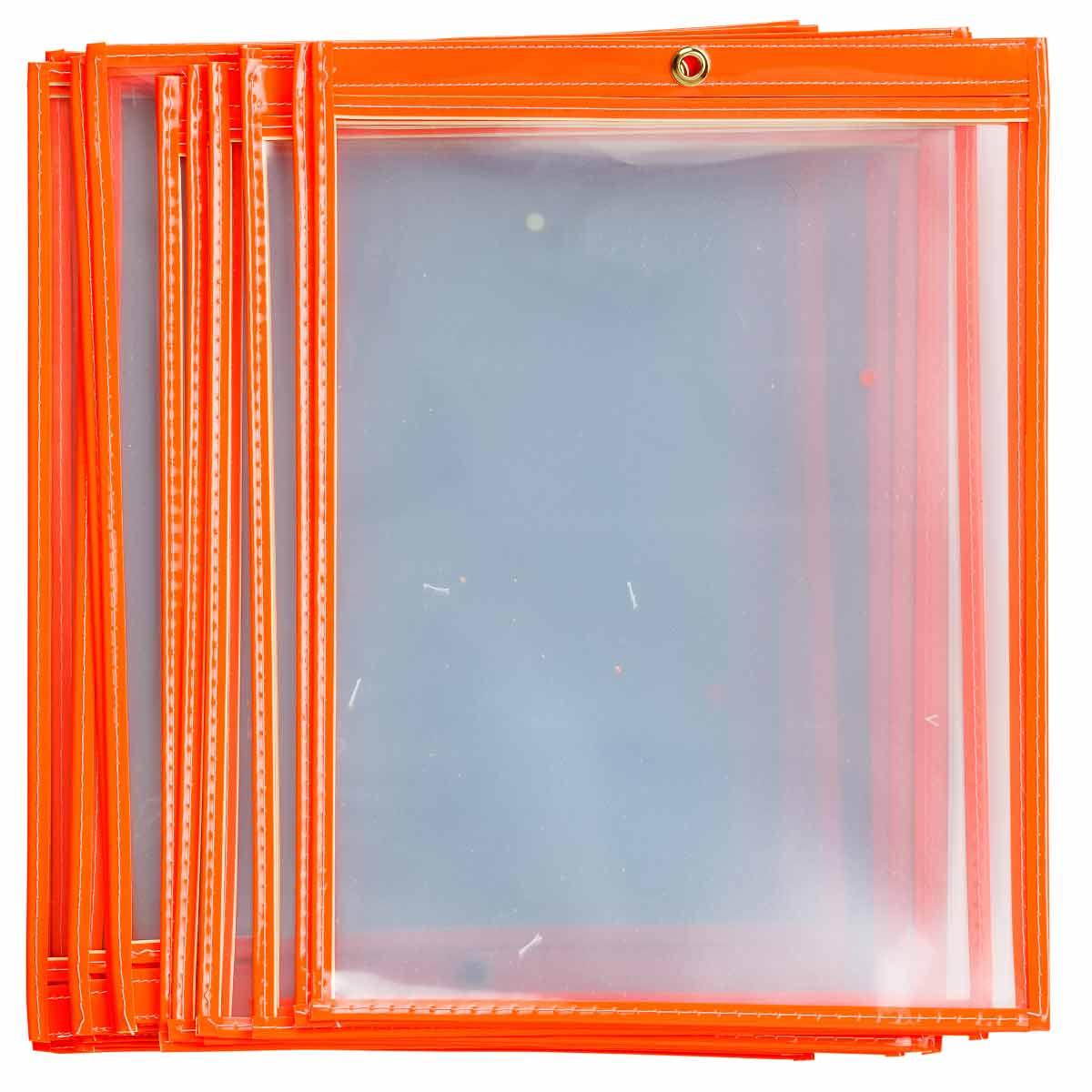 9INW X 12INH ORANGE FLUORESCENT 25/PACK
