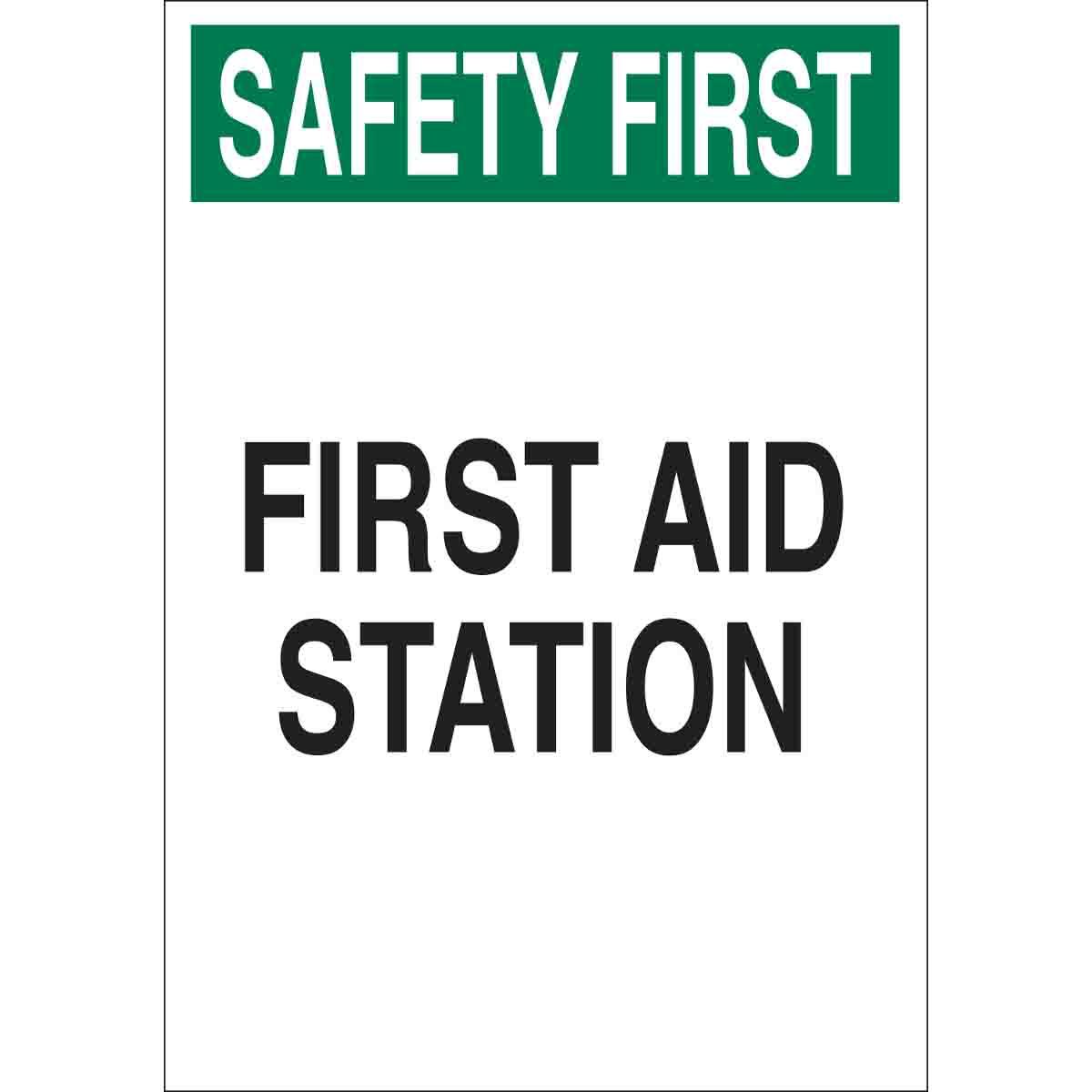 SIGN AID FIRST SAF FIRST 14IN 10IN SURF