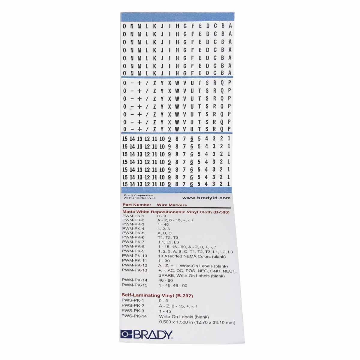 BOOK MKR W 1-1/2IN 0.2IN BK ON WHT