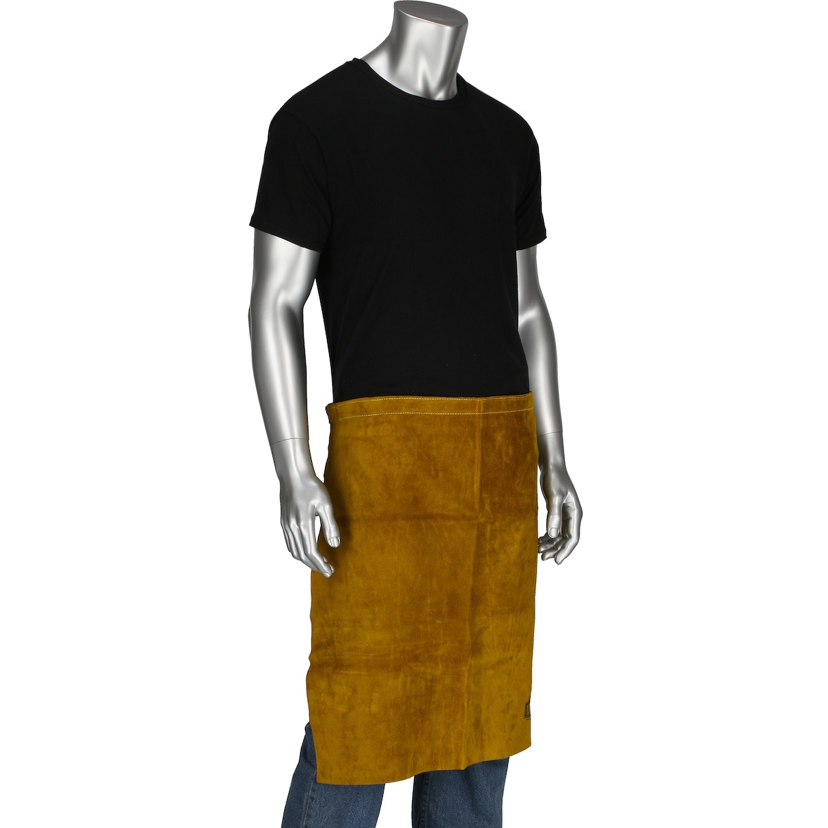 APRON WELDING 18IN 24IN KEVLAR/LTHR YEL