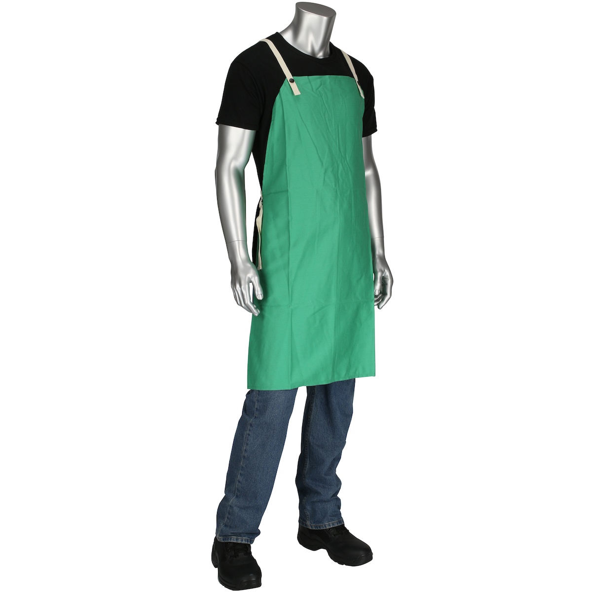 APRON GRN COTTON 36IN 24IN 9OZ FLM