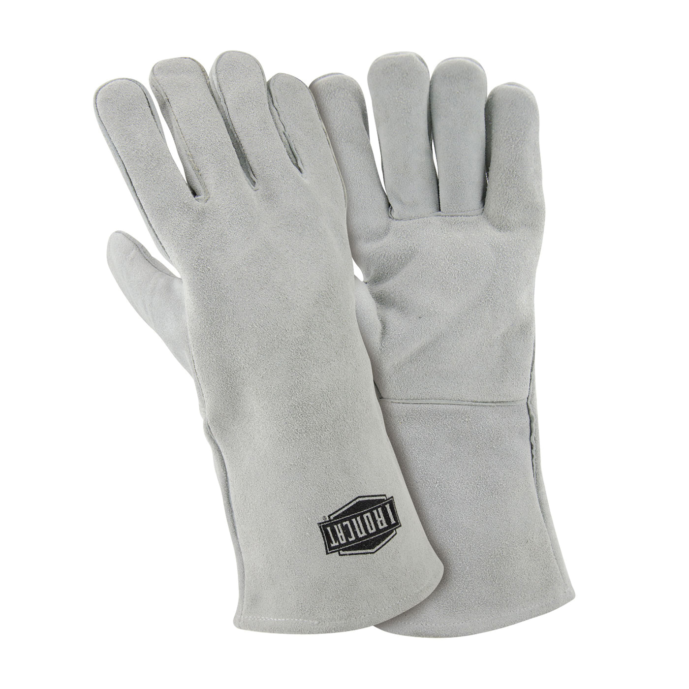 GLOVES WELDING L GRA WING THUMB COTTON