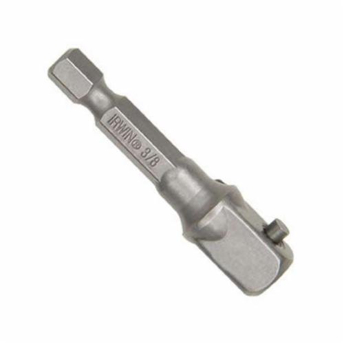 ADAPTER SKT IMPRL HEX X SQ 1/4 X 3/8IN