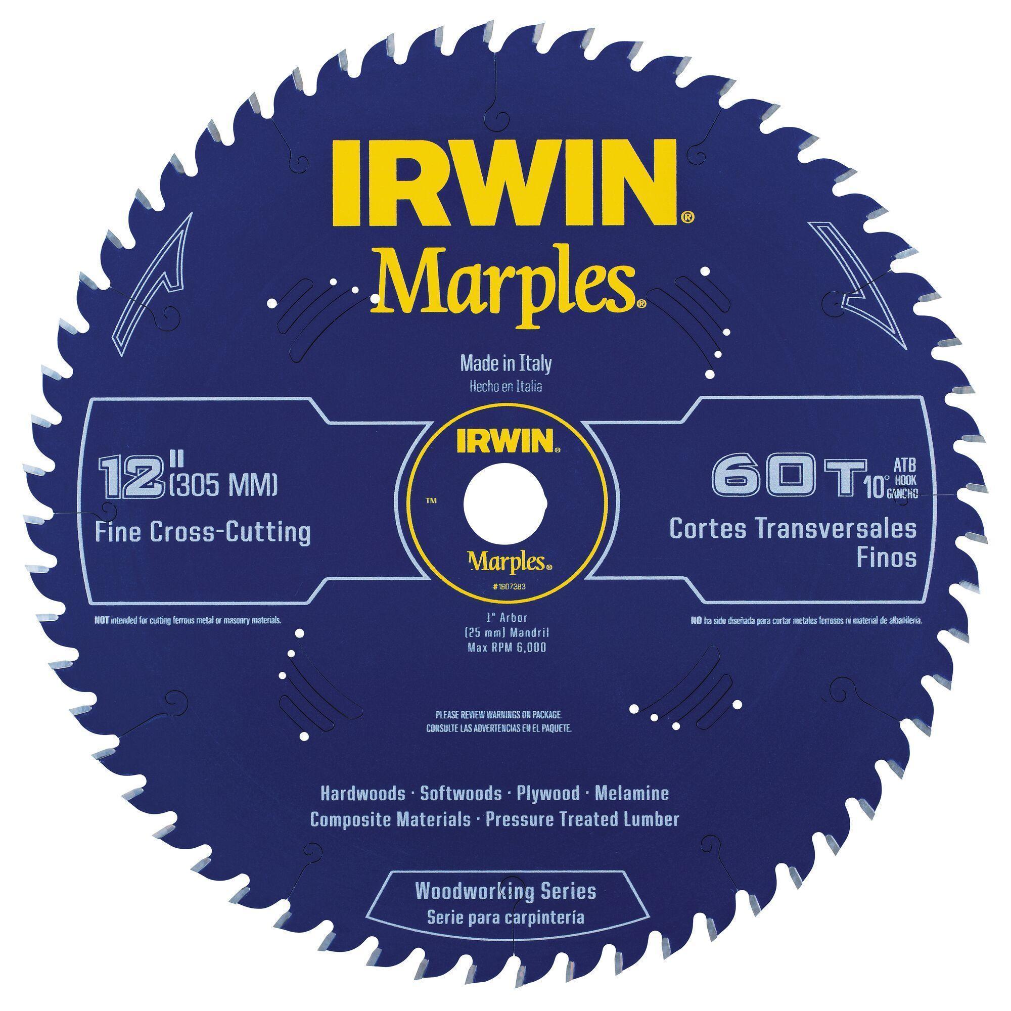 BLADE SAW CIRCULAR 12IN 1IN CARBIDE 60