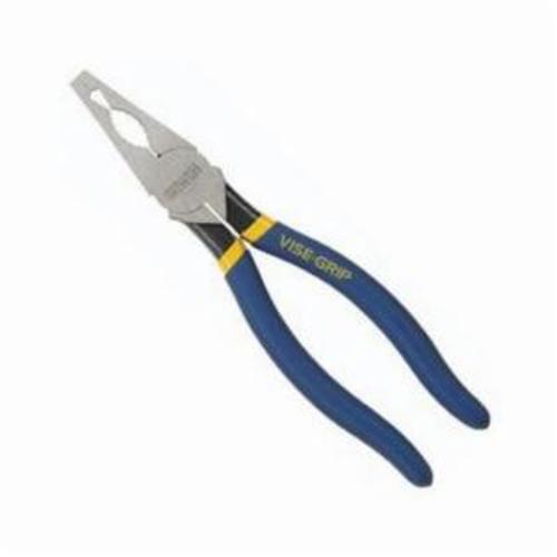Irwin® Vise-Grip® 1773629 CD8 Conduit and Locknut Reaming Plier, 1-1/2 in L x 1-3/8 in W x 1/4 in THK Steel, 4 in L Handle, 8 in L