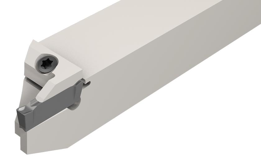 Iscar 2301537 DGTR/L-B-D-SH Parting Off Indexable Holder, Right Hand Cutting, 0.075 in W Min Groove, 0.63 in H x 0.63 in W Shank