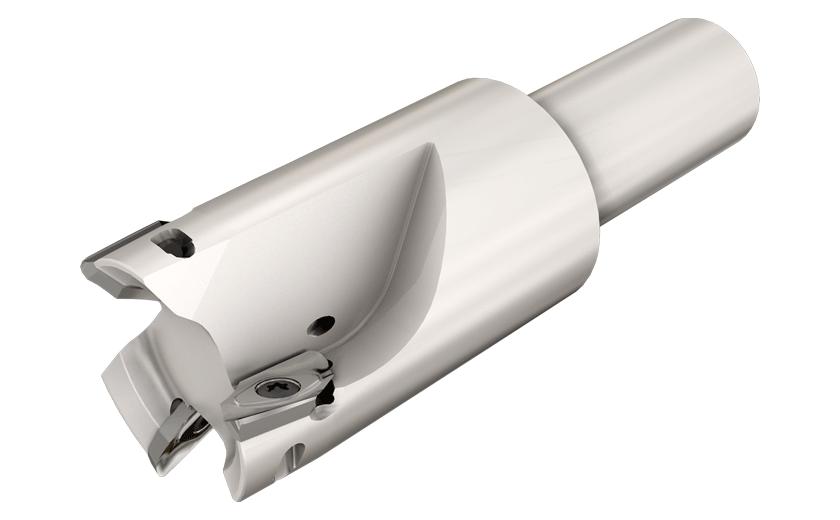 Iscar 3102765 HM90 EAL-16 Long Reach End Mill, 1-1/4 in Dia Cutting, Cylindrical Shank, Right Hand Cutting, Yes