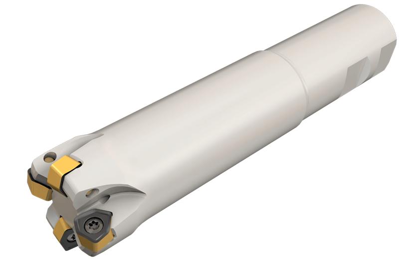 Iscar 3105544 FF EWX Fast Feed End Mill, ANSI Code: H600 WXCU 05T312T, 0.61 in Dia Cutting, Right Hand Cutting, Steel