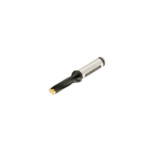 Iscar 3200481 DCM-3D (.295-1.020) Drill Body with Exchangeable Head, 1-Flat Shank, 3 in D Drill