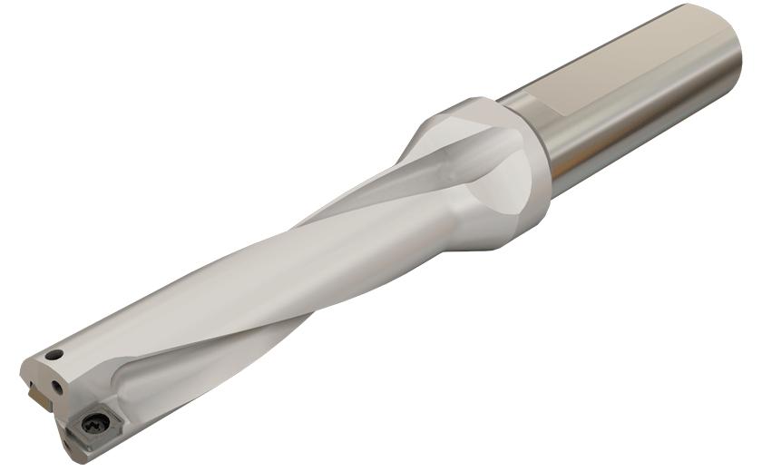 Iscar 3201328 DR-4D-N Indexable Square Insert Drill, 20 mm Modular Connection, 20 mm Dia Shank, 130 mm OAL, Yes