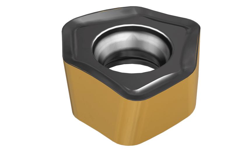 Iscar 3338622 H600 WXCU Double-Sided Insert, WXCU Insert, 040310 Insert, Solid Carbide, Stainless Steel/Super Alloys/Titanium, Trigon Shape