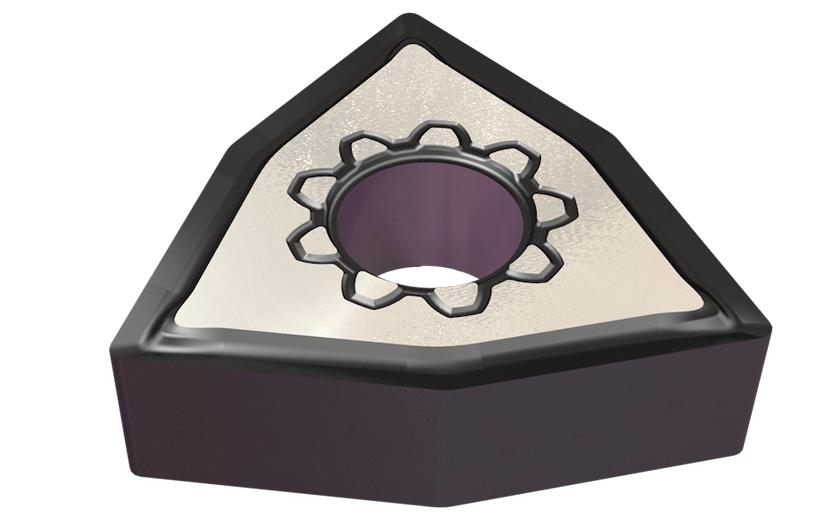 Iscar 3340893 WNMG-F3S Double-Sided Insert, WNMG Insert, 431 Insert, Trigon Shape, For Use On Super-Alloys/Titanium, Solid Carbide